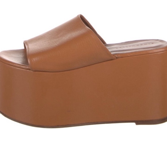 Simon Miller Women's Tan Platform Sandals - Picture 1 of 3
